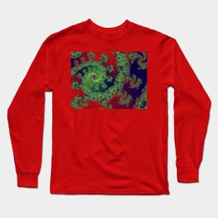 crimson mandala Long Sleeve T-Shirt